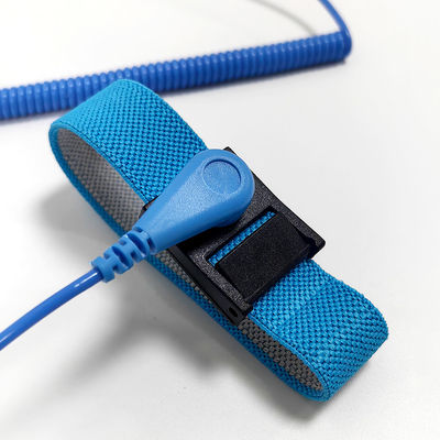 ESD Antistatik PVC Çift Başlı Bağlama Bilek Kemeri 1.8M Uzunluk