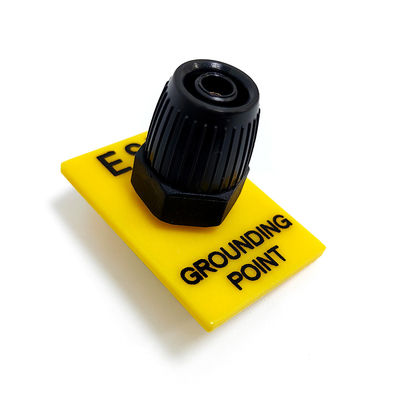 ESD Dünya Tesisi 1x10mm Stud Sarı Yerleştirme Soketi
