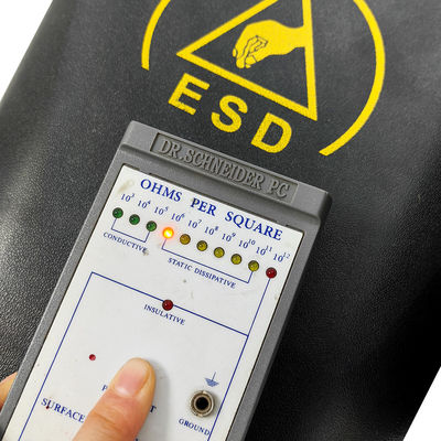 Black ESD Anti-static Plastic Square Dust-free Waste Bin 15L