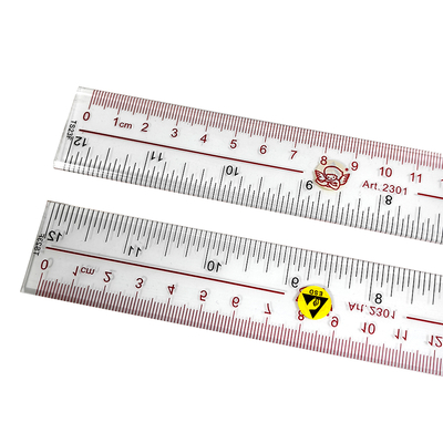 30cm Plastik Şeffaf ESD Kuşak Antistatik Düz Kuşak