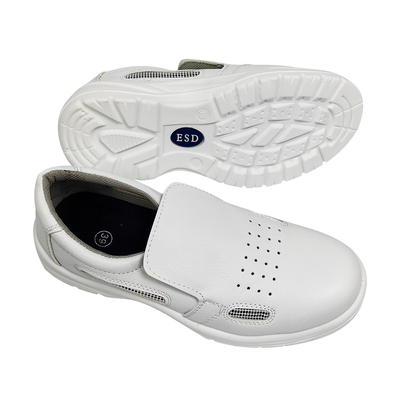Antistatik Çelik Burunlu İş Güvenliği Ayakkabısı ESD PU Taban Endüstriyel Temiz Oda