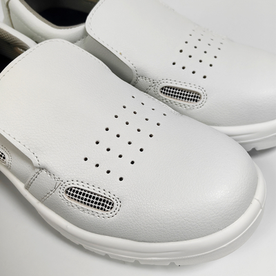 Antistatik Çelik Burunlu İş Güvenliği Ayakkabısı ESD PU Taban Endüstriyel Temiz Oda