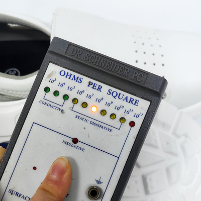 Antistatik Çelik Burunlu İş Güvenliği Ayakkabısı ESD PU Taban Endüstriyel Temiz Oda