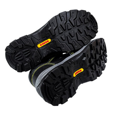 Siyah Anti Smashing Anti Piercing Çelik Ayak Parmakları Güvenlik Çalışma Ayakkabıları