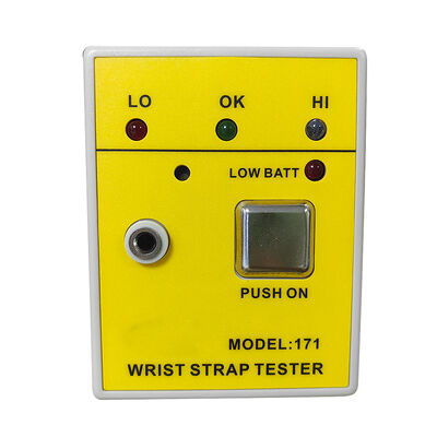Temiz oda 171 ESD Anti-Statik Bilek Kemeri Testörü Sarı