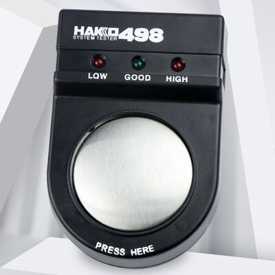 498 Anti-Statik Bilek Kemeri Testörü Yüksek hassasiyetli Elli Bilek Kemeri Testörü