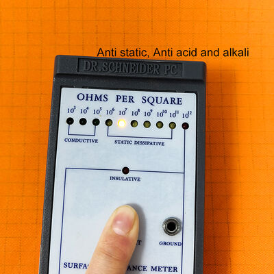 Turuncu ESD Anti-statik Asit ve Alkali ile tozsuz kumaş