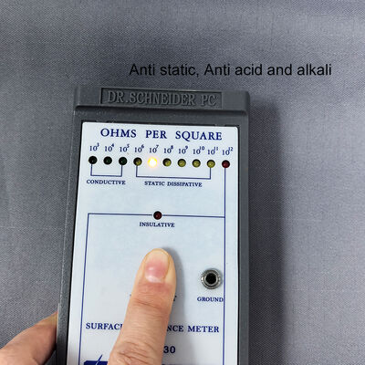 Temiz Oda Giysileri İçin Gri Antistatik Anti Statik Asit ve Alkali Kumaş