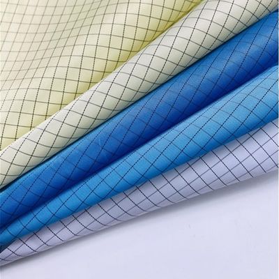 10e6ohm Antiestatica Temiz Oda İletken Tüy Bırakmayan Polyester ESD Laboratuvar Önlüğü için Güvenli Anti-statik Kumaş