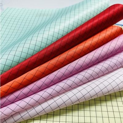 10e6ohm Antiestatica Temiz Oda İletken Tüy Bırakmayan Polyester ESD Laboratuvar Önlüğü için Güvenli Anti-statik Kumaş
