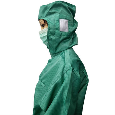 5mm Izgara Polyester Kumaş ESD Palto Anti Statik