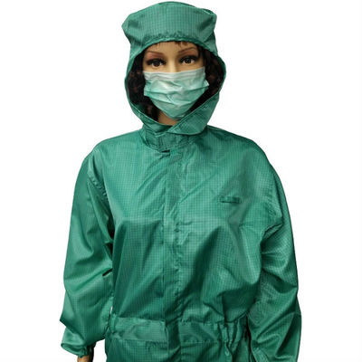 5mm Izgara Polyester Kumaş ESD Palto Anti Statik