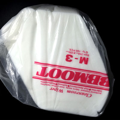 % 100 Polyester Temiz Oda Silme 4 Katlı Tüy Bırakmayan Temiz Oda M-3 Temizleme sileceği