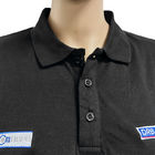 Unisex Pamuk Karbon Fiber Yaka ESD Anti Statik T Shirt