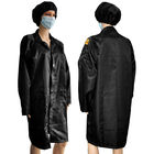 Kapaklı Siyah% 4 Karbon Fiber Unisex ESD Güvenli Giyim Anti Statik