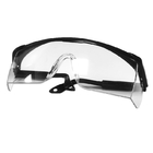 ESD Güvenlik Şeffaf Göz Koruyucu Gözlükler Çizilmez UV400 Bacalı