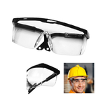 ESD Güvenlik Şeffaf Göz Koruyucu Gözlükler Çizilmez UV400 Bacalı