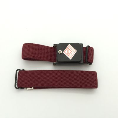 Örme Elastik Bant Mavi Turuncu Bordo Renkli Akülü ESD Anti-statik Bilek Kayışı