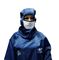 ISO 4 Temiz Oda ESD Ekli Kaput Botları ve Yüz Maskesi ile Güvenli Giysiler