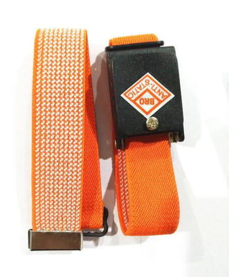 Örme Elastik Bant Mavi Turuncu Bordo Renkli Akülü ESD Anti-statik Bilek Kayışı